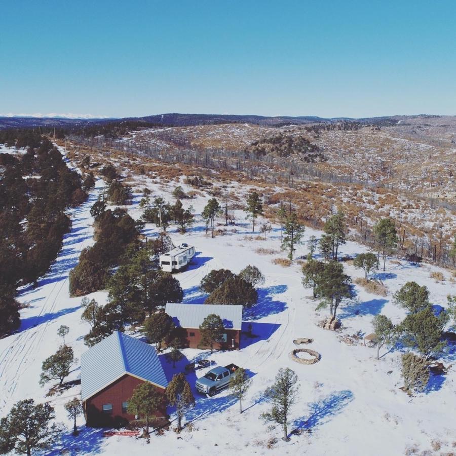 Old Raton Pass Base Camp Cabin With Loft Northern New Mexico Mountain Ranch On Colorado Border Cabin Exterior photo